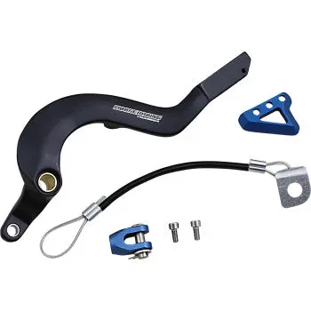 Moose Racing By Hammerhead Brake Pedal – Yamaha Wr250x 2008‑2014  Yamaha Blue, Forged 6061 Aluminum, Adjustable Cnc Tip 1