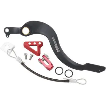 Moose Racing By Hammerhead Brake Pedal – Honda Crf450x 2005‑2017 / 2019‑2026  Red, Forged 6061 Aluminum, Adjustable Cnc Tip 1