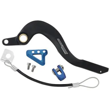 Moose Racing By Hammerhead Brake Pedal – Yamaha Yz450f / Yz450fx / Wr450f 2010‑2023  Yamaha Blue, Forged 6061 Aluminum, Adjustable Cnc Tip 1
