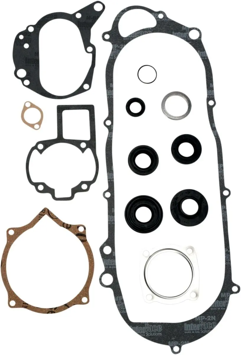 Moose Racing Complete Motor Gasket Kit With Oil Seals For Suzuki Lt80 Quadsport Kawasaki Kfx80 1