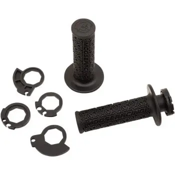 Moose Racing Lock‑On Textured Mx Grips | Clamp‑On With Cams | 2‑ & 4‑Stroke | Twist Throttle | Made In Usa 3