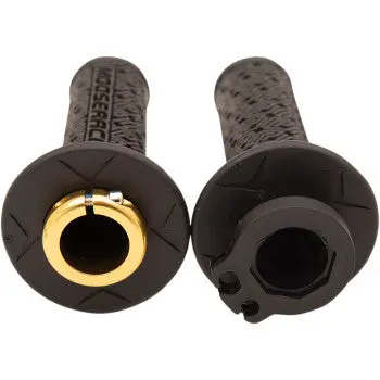 Moose Racing Lock‑On Textured Mx Grips | Clamp‑On With Cams | 2‑ & 4‑Stroke | Twist Throttle | Made In Usa 4