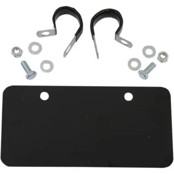 Moose Utility Divs. Atv Black License Plate Holder For Quad 4-Wheeler 8In. L X 4In. W 1