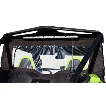 Moose 0521‑1803 Rear Windscreen Dust Stopper – Honda Talon Cab Back Panel – Rip‑Stop Nylon / Vinyl Window 1