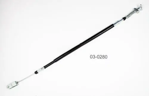 Motion Pro Foot Brake Cable – Fits Kawasaki Bayou 220/250 (1988–2011) – Oem‑Spec Black Vinyl Cable 1