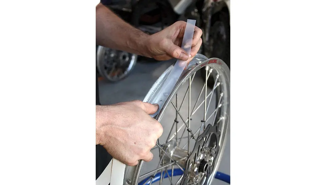 Motion Pro Motorcycle 10"-19" Self Adhesive Armor Rim Strip Tape 1.25" Wide 1