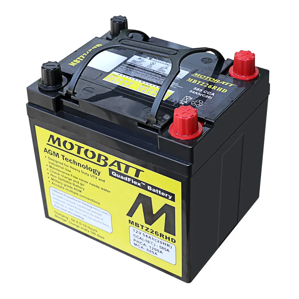 Motobatt Battery Mbtz26rhd Sealed Factory‑Activated 1