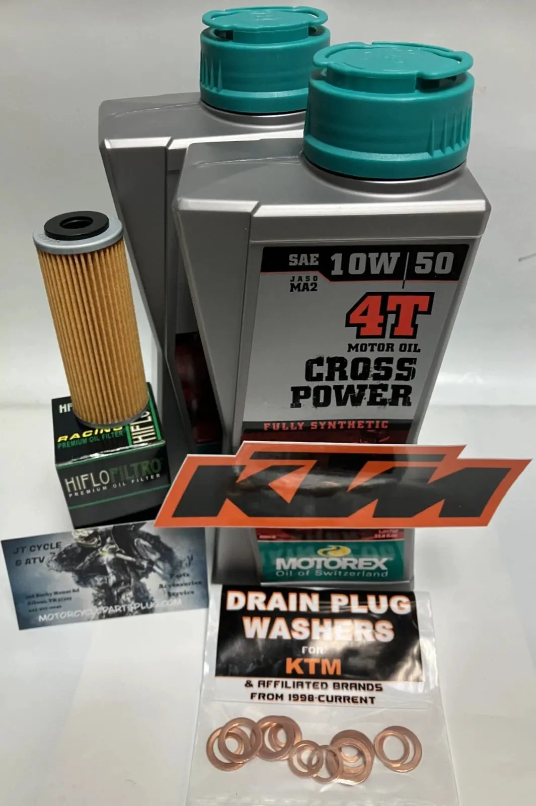 Motorex Oil Change Kit For Ktm 250 300 350 450 500 530 Exc-F Xcf-W Sx-F Xc-F Service Maintenance Decal 1