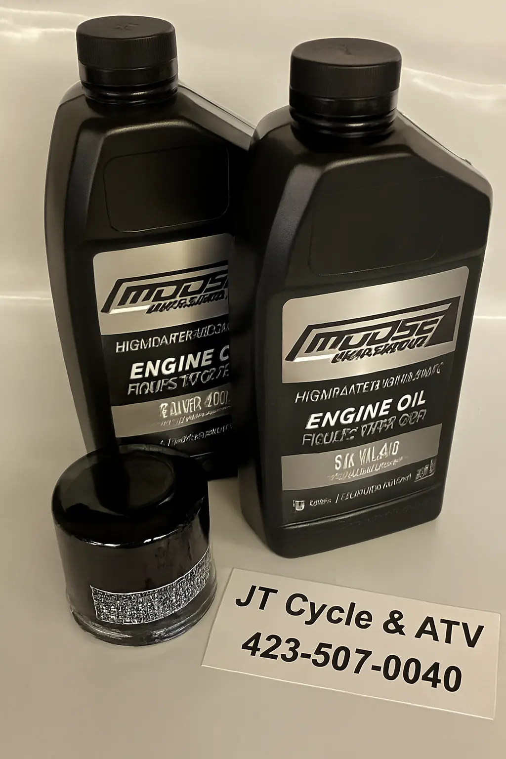 Kawasaki Mule 2500 / 2510 / 3000 / 3010 / 4000 / 4010 Oil Change Kit – Moose Offroad 10W‑40 & Hiflo Oil Filter (Gas Models Only 1