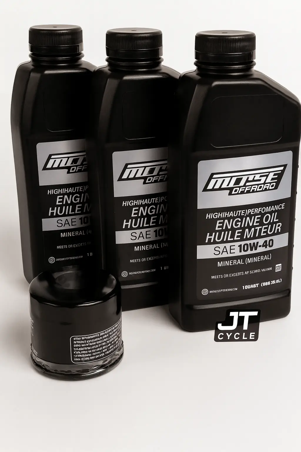Kawasaki Mule Pro Fx Oil Change Kit Moose Offroad 10W‑40 + Oem Filter Kaf820 (2.5 Qt 1