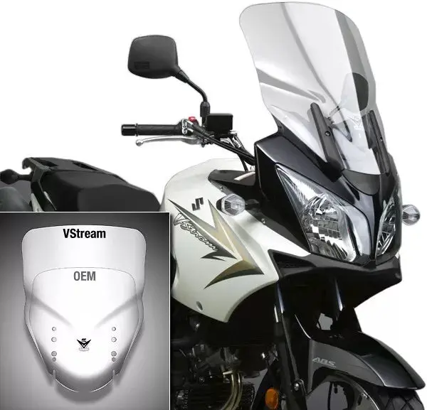 Suzuki V‑Strom Dl650 Dl1000 Nc Vstream Windshield Made In Usa Hardcoated 1