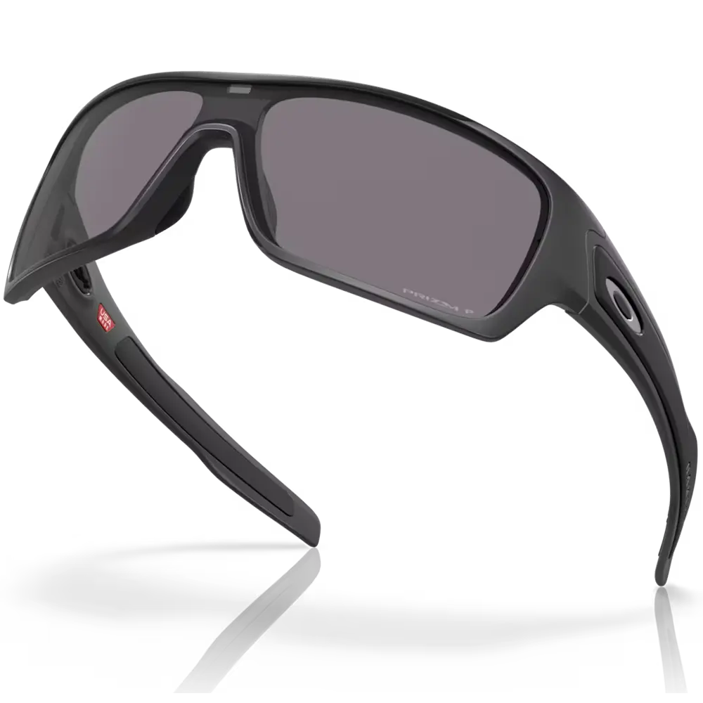 Oakley Turbine Rotor Sunglasses - Prizm Grey Polarized Lenses (Matte Black Frame) 1