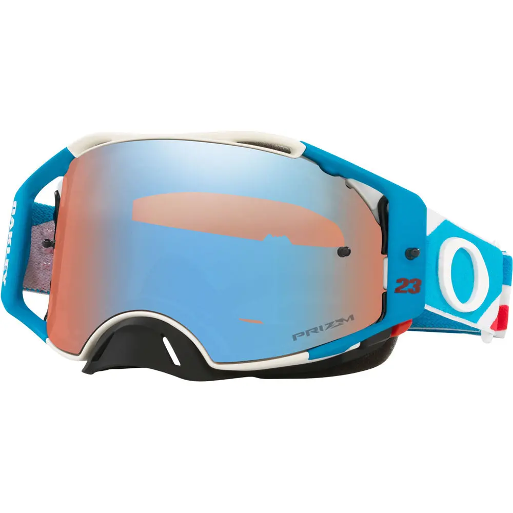 Oakley Airbrake Chase Sexton Signature Goggles - Prizm Mx Sapphire Iridium Lens 1
