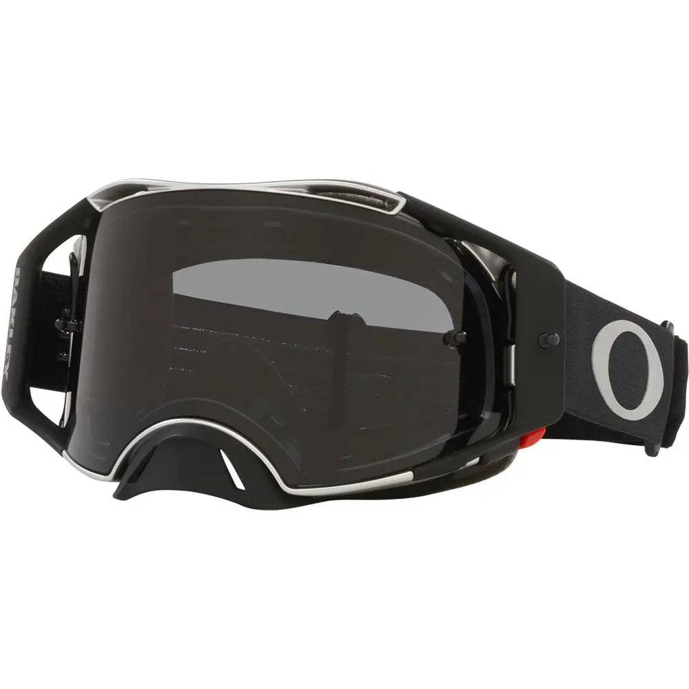 Oakley Airbrake Tuff Blocks Goggles - Dark Grey Lens (Gunmetal Black) 1
