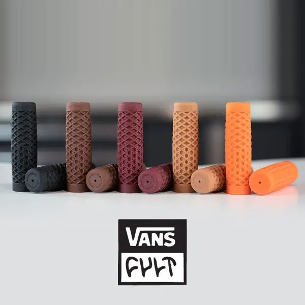 Odi Vans / Cult V‑Twin Full‑Waffle Slip‑On Rubber Grips | 7/8" Sport Bike & 1" Cruiser Handlebars | Made In Usa 11