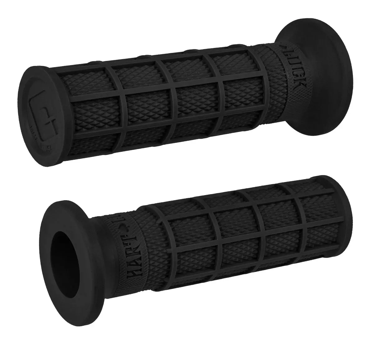 Odi Hart‑Luck Signature Full‑Waffle Slip‑On Grips | 1" Harley V‑Twin | Medium Compound | Made In Usa 1