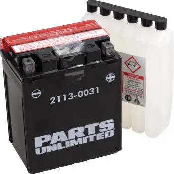 Parts Unlimited 2113 0031 Agm Battery Ytx14ahl Bs High Capacity Long Life Fits Cb750 Cb900 Kz1000 Zx900 Ninja Klr650 Breva 750 Bullet 500 Gs750 Gs1000 Xs650 1