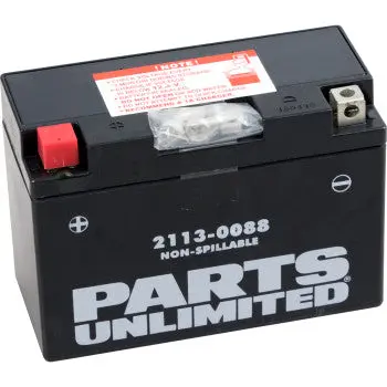 Parts Unlimited 2113 0088 Factory Activated Agm Battery Yt9b 4 Yt9b Bs Fits Raptor 700 Yzf R6 Majesty 400 Elite 150 1