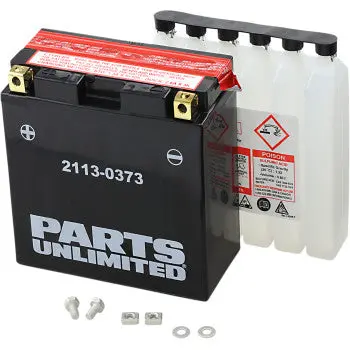 Parts Unlimited 2113‑0373 Agm Maintenance‑Free Battery Yt14b‑Bs – Fits Yamaha Fjr1300 / Raider / V‑Star 1100 1
