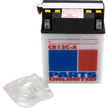 Parts Unlimited Rcb12ca Heavy Duty Battery Yb12c A 12V Dry Charge Fits Yamaha Grizzly 125 Timberwolf 250 Wolverine 350 Warrior 350 Breeze 125 1