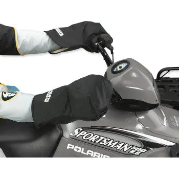 Parts Unlimited Black Snow Paws Gauntlets Atv Snowmobile 1