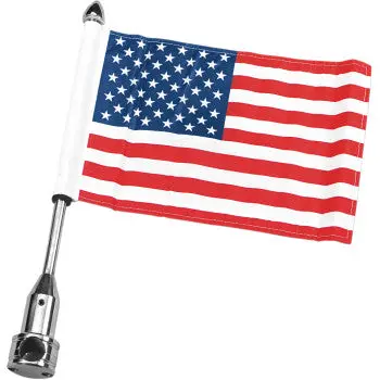 Pro Pad Rfm-Fxd1 Saddlebag 3/4" Guardrail Mount Flag Mount - 3/4" Bar - With 6" X 9" Flag 1