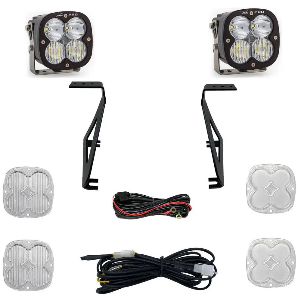 Baja Designs | 2021-2023 Ford Raptor Xl Pro Clear Driving / Combo A-Pillar Light Kit 1