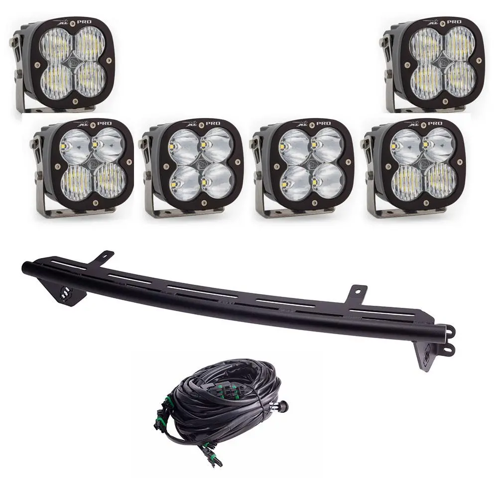 Baja Designs | 2023-2025 Ford Super Duty Xl Pro Clear Driving / Combo Bull Bar Light Kit W/ Toggle 1