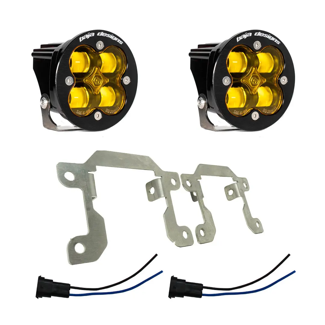 Baja Designs | 2019-2024 Dodge Ram 2500 / 3500 Big Horn Squadron Sae Amber Fog Pocket Light Kit 1