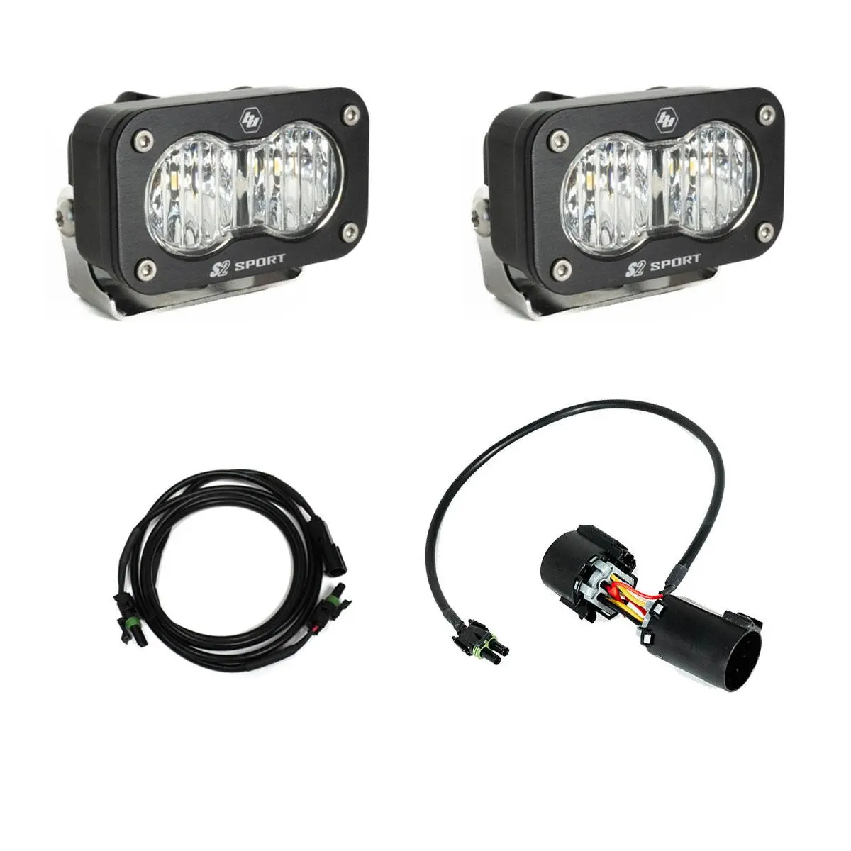 Baja Designs | 2023-2025 Ford Super Duty S2 Sport Dual Reverse Light Kit W/ Trailer Hitch Harness 1
