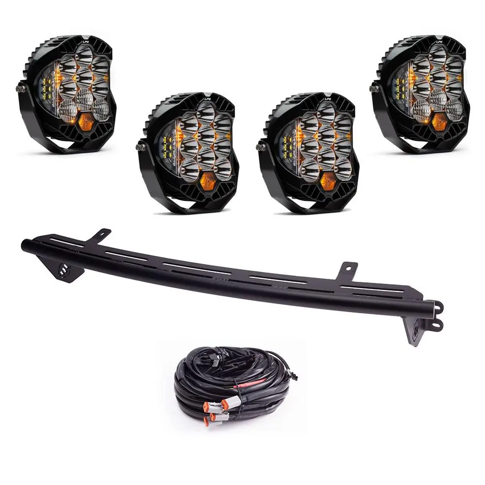 Baja Designs | 2023-2025 Ford Super Duty Lp9 Pro Clear Driving / Combo Bull Bar Light Kit W/ Toggle 1