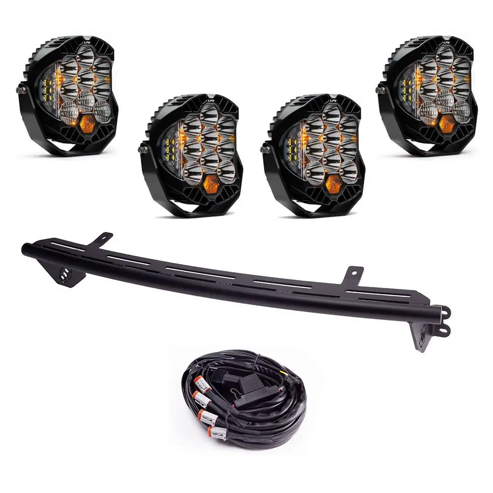 Baja Designs | 2023-2025 Ford Super Duty Lp9 Pro Clear Driving / Combo Bull Bar Light Kit W/ Upfitter 1