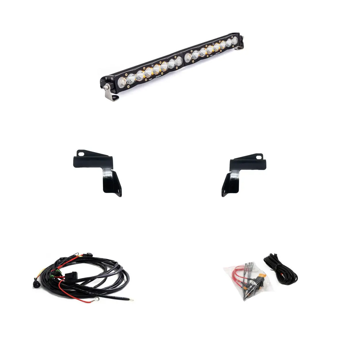 Baja Designs | 2020-2022 Gmc Sierra 2500 / 3500 S8 20 Inch Clear Driving / Combo Bumper Light Bar Kit 1