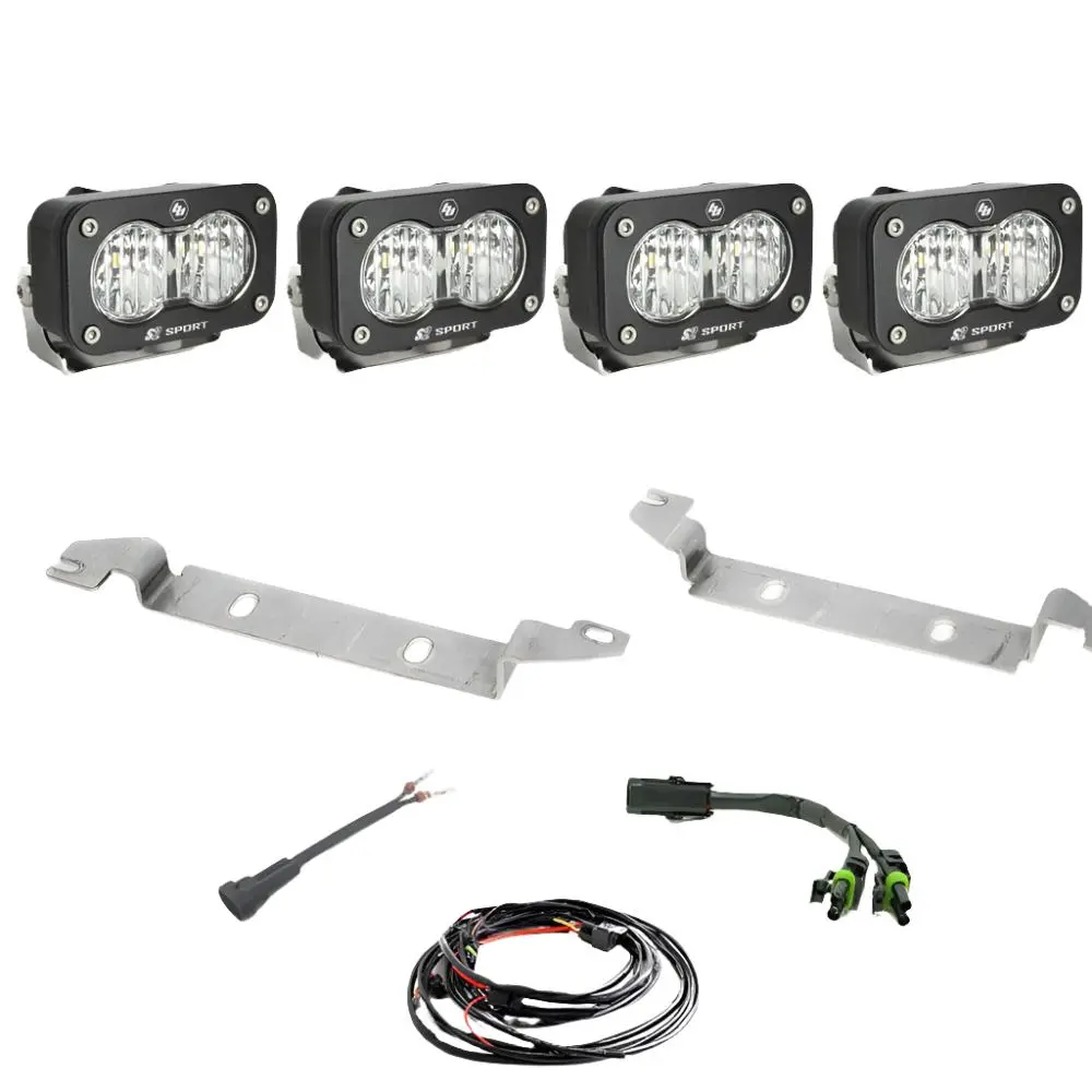 Baja Designs | 2023+ Toyota Sequoia S2 Sport Clear Wide Cornering Oem Fog Light Replacement Kit 1