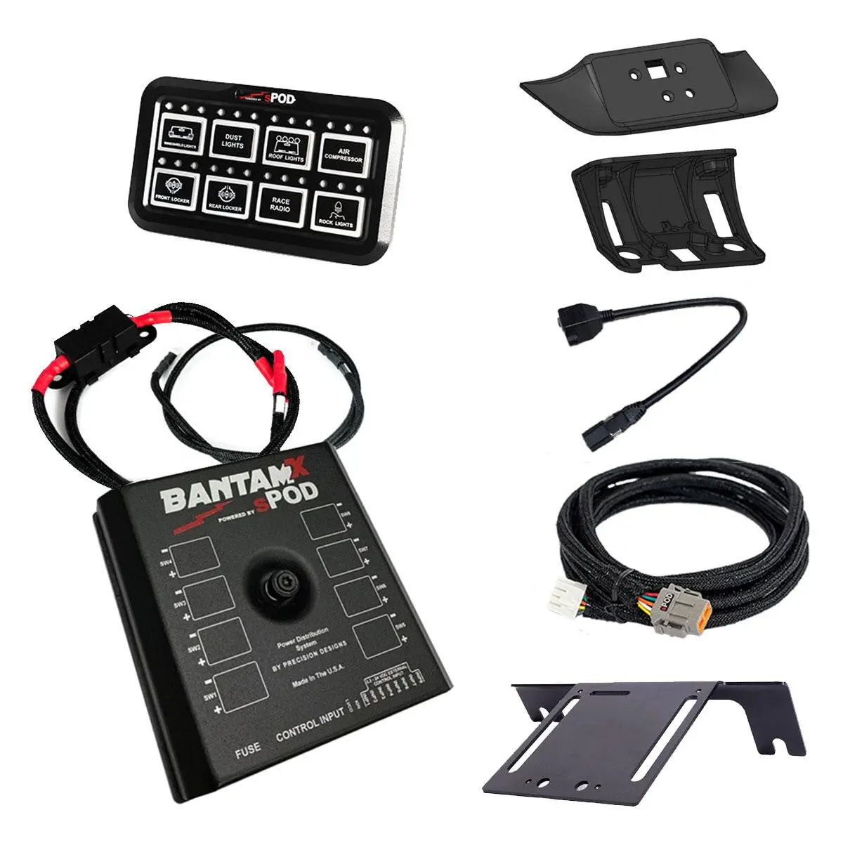 Spod | 2023-2025 Ford Super Duty Hd Bantamx Vehicle Power Management Kit 1