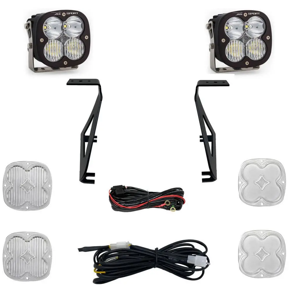 Baja Designs | 2021-2023 Ford Raptor Xl Sport Clear Driving / Combo A-Pillar Light Kit 1