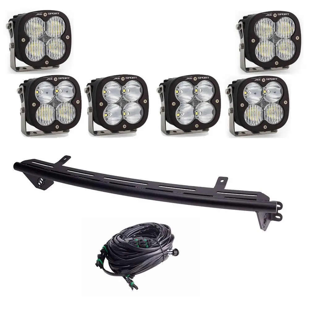 Baja Designs | 2023-2025 Ford Super Duty Xl Sport Clear Driving / Combo Bull Bar Light Kit W/ Toggle 1