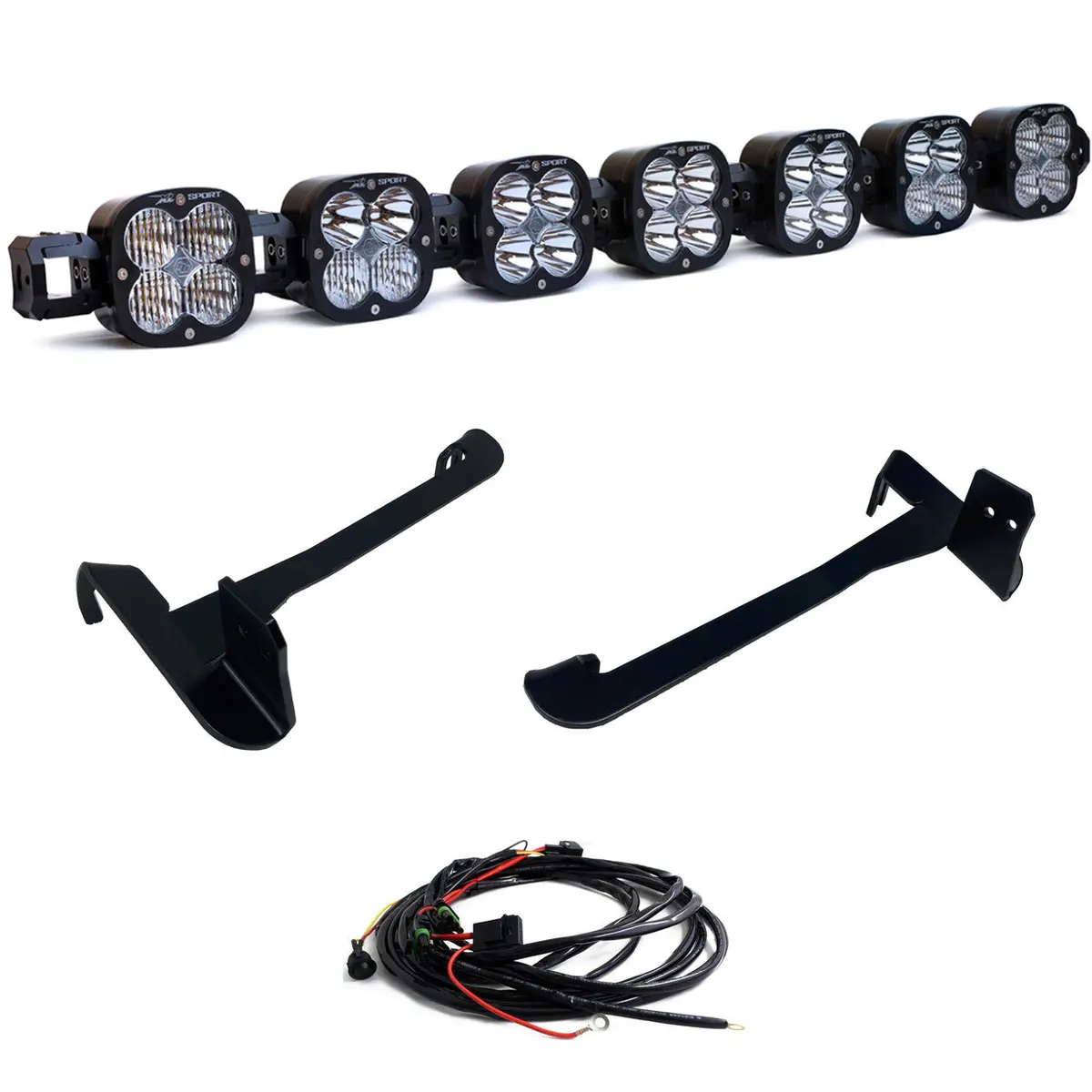 Baja Designs | 2019-2024 Dodge Ram 2500-5500 Clear Xl Linkable Front Bumper Light Kit 1