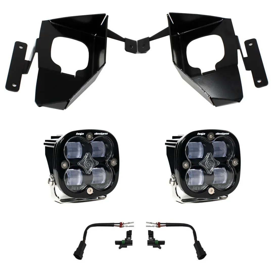 Baja Designs | 2016-2018 Chevrolet Silverado 1500 Sae Clear Fog Pocket Light Kit 1