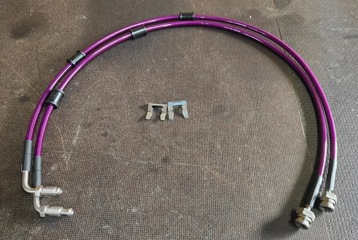 Abarth 500 595 Rear Caliper & Axle Hard Line Replacement Hose 1