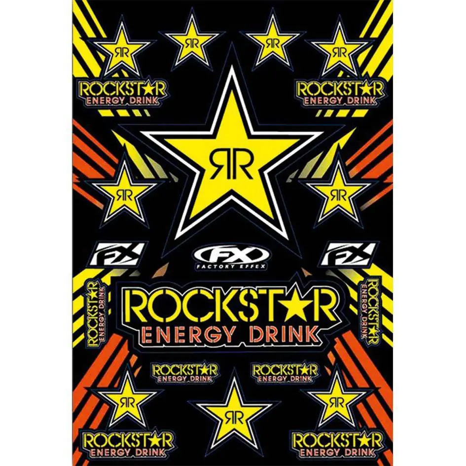 Factory Effex Rockstar Sticker Pack (15-68702) 1