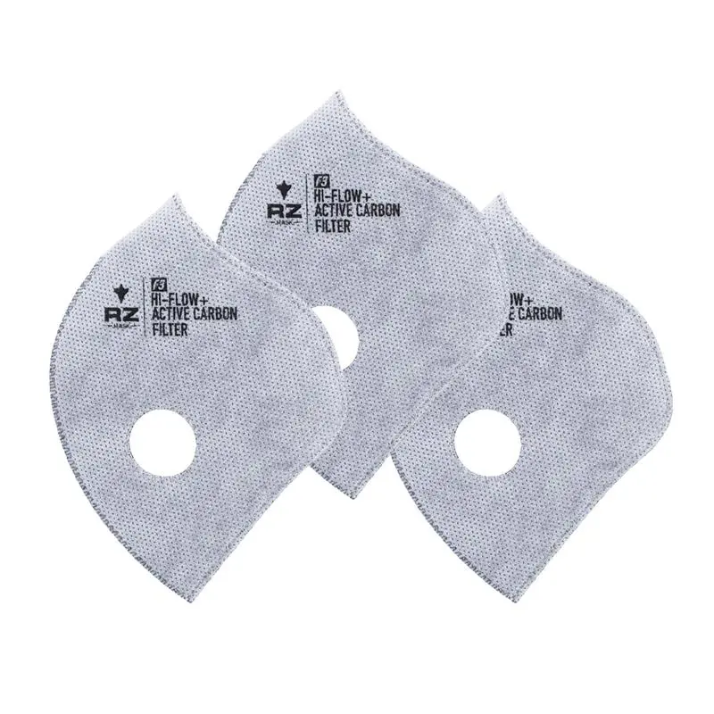 Rz Mask High-Flo Filter + Active Carbon Replacement F3 Mask Filter - 3/Pack 1