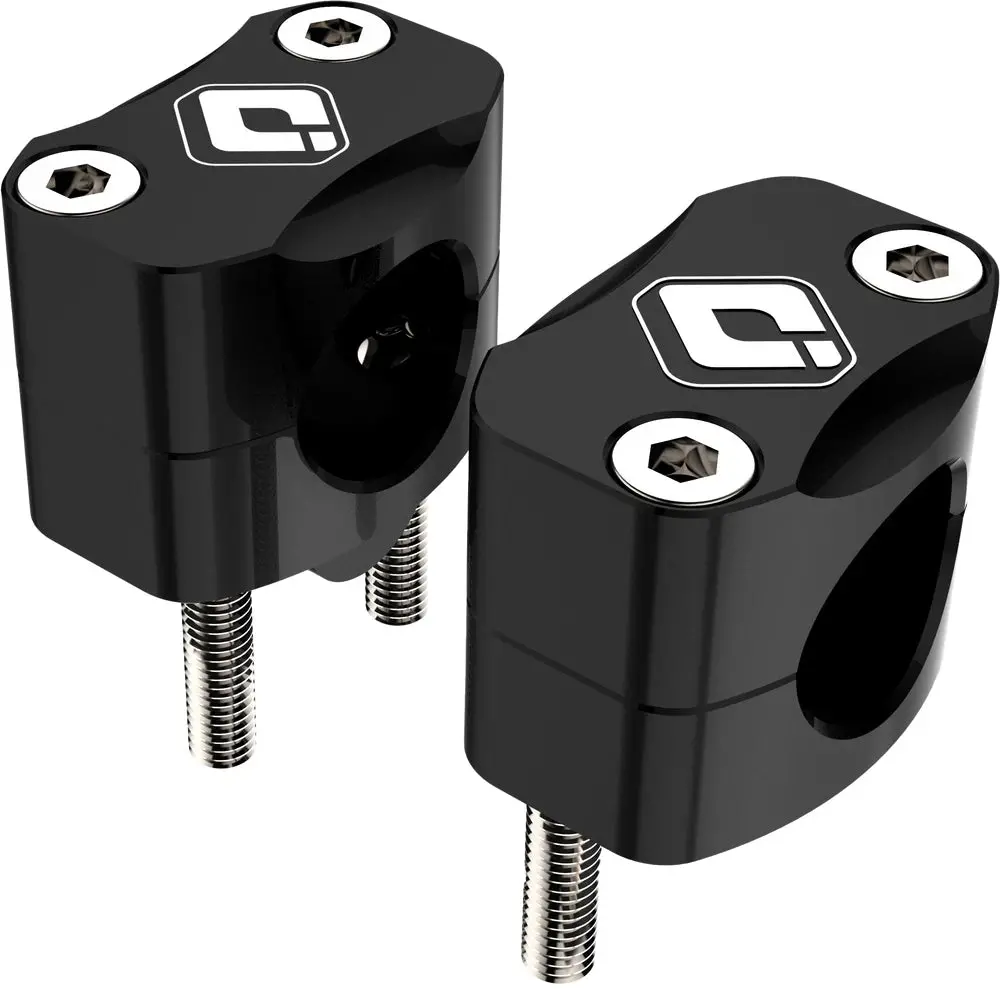 Odi Handlebar 7/8" To 1‑1/8" Fat Bar Adapter Conversion Kit Riser – Universal Mx Black 1