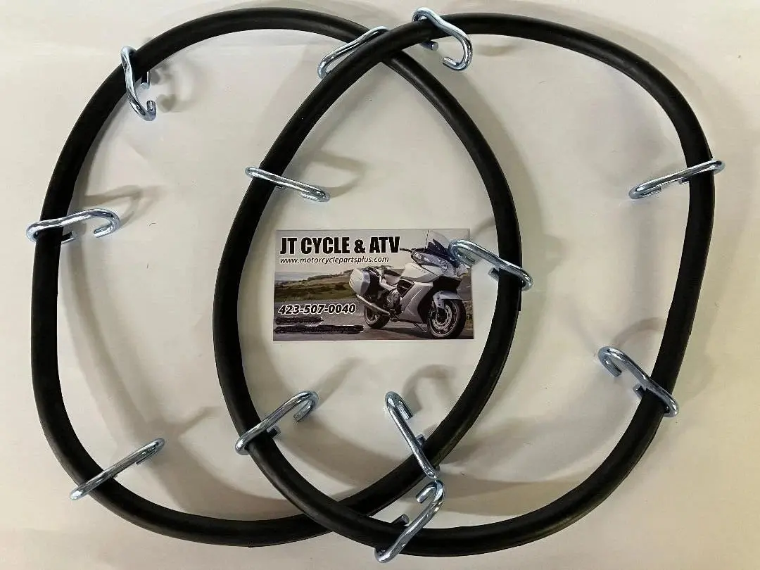 Sedona Tire Chain Bungee Straps – Atv/Utv Snow & Ice Chain Tensioners With Hooks (Pair) 1