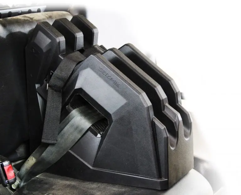 Seizmik 07200 Icos In‑Cab On‑Seat Gun Holder – Fits Center Seat Polaris Ranger – Secure, Silent Utv Firearm Transport 1