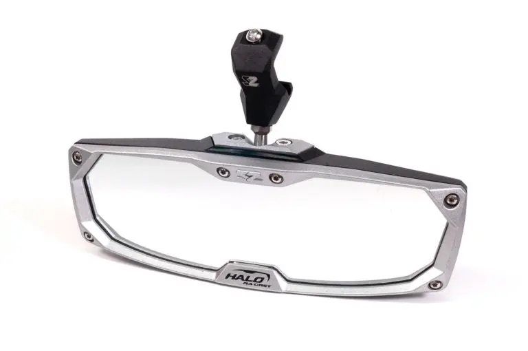 Halo-Ra Cast Utv Rearview Mirror With Cast Aluminum Bezel – Polaris Pro-Fit Header Panel 1