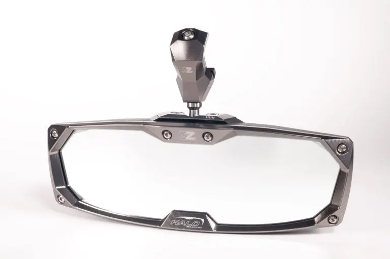 Halo-Ra Utv Billet Aluminum Rearview Mirror –  Polaris Pro-Fit Header Panel 1