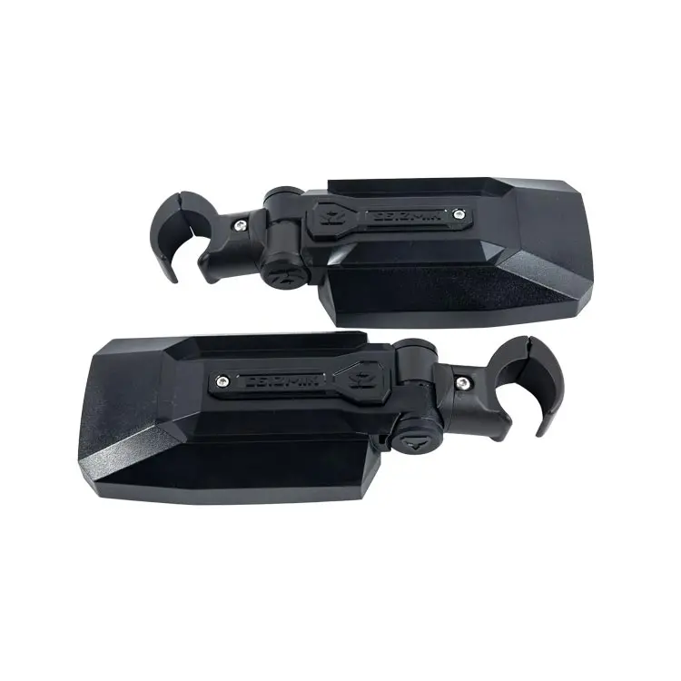 Seizmik Trail Rider Side View Mirrors Set (Pair) – Universal Adjustable Clamp Fits 1.75″ To 2″ Rops 1