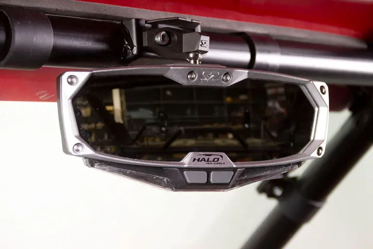 Halo-Ra Led Utv Rearview Mirror With Cast Aluminum Bezel Choose Trim Color– Polaris Rzr Pro Xp 3