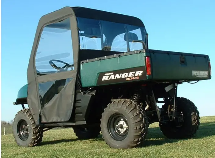 Seizmik Soft Doors & Rear Window Kit – Fits Polaris Ranger Xp 700 / Xp 800 / 570 Full‑Size (2009–2024) – Marine‑Grade Canvas With Zippered Windows 1